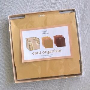 Greeting Card Organizer Storage Box